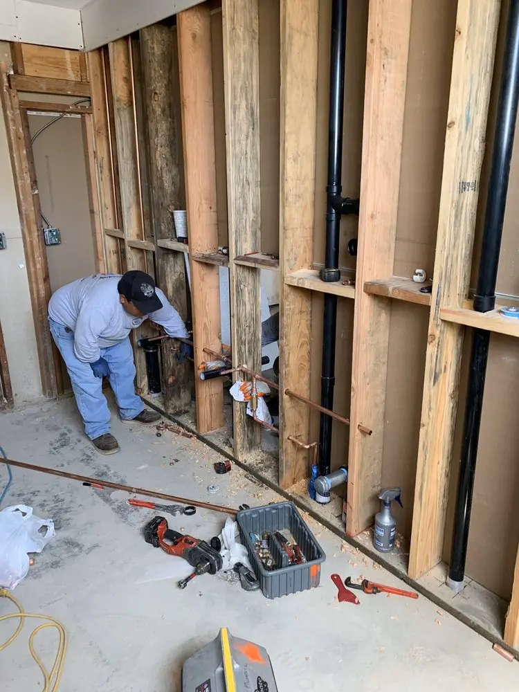 Commercial rough-in plumbing for Gas Line Repair in Pleasure Point